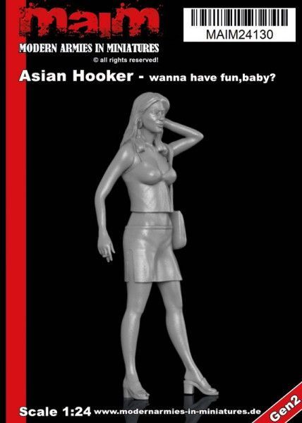 1:24 Asian Hooker -wanna have fun baby?