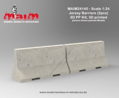 1:24 Jersey Barriers (2pcs)