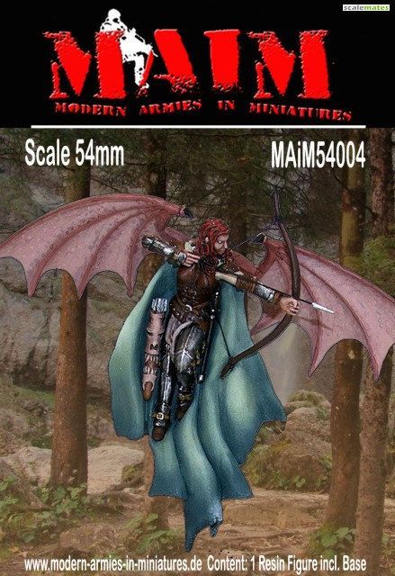 54mm Succubus - winged dead
