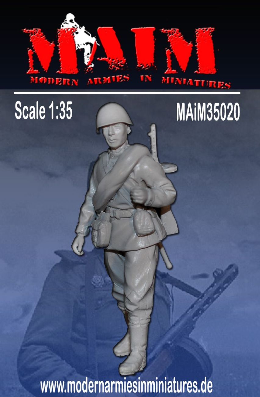 1:35 Russian Soldier marching WWII #1