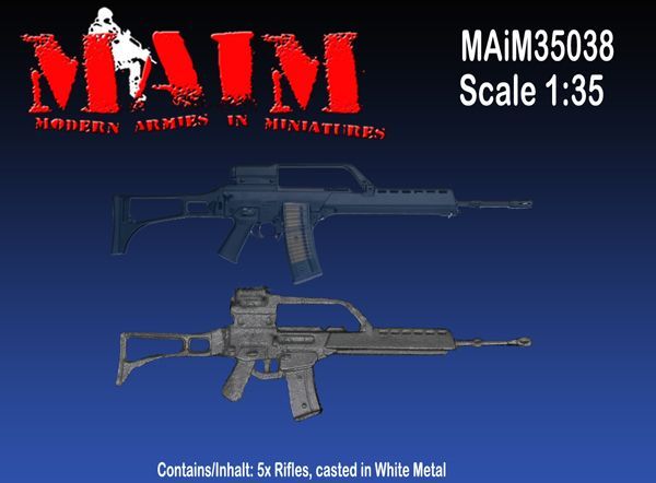 1:35 G36 Assault Rifle (5pcs)