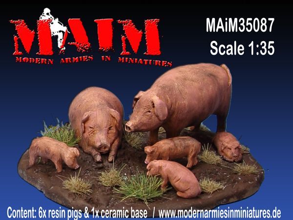 1:35 Animal Set - Pigs / Schweine