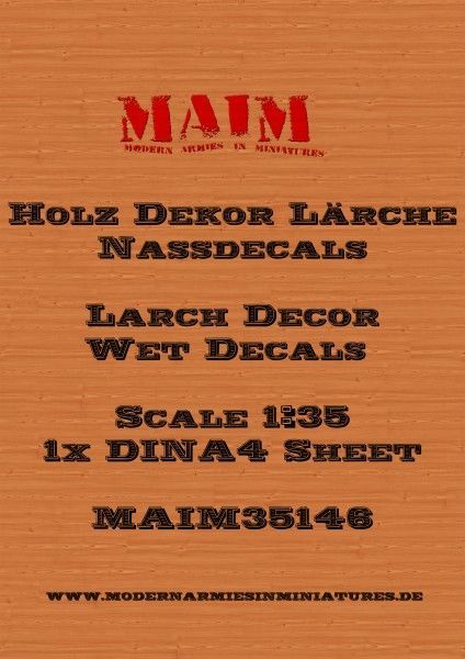 1:35 Lärchen Holz Decals
