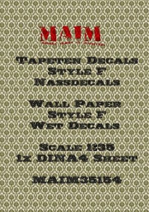 1:35 Tapeten Decals - Style F