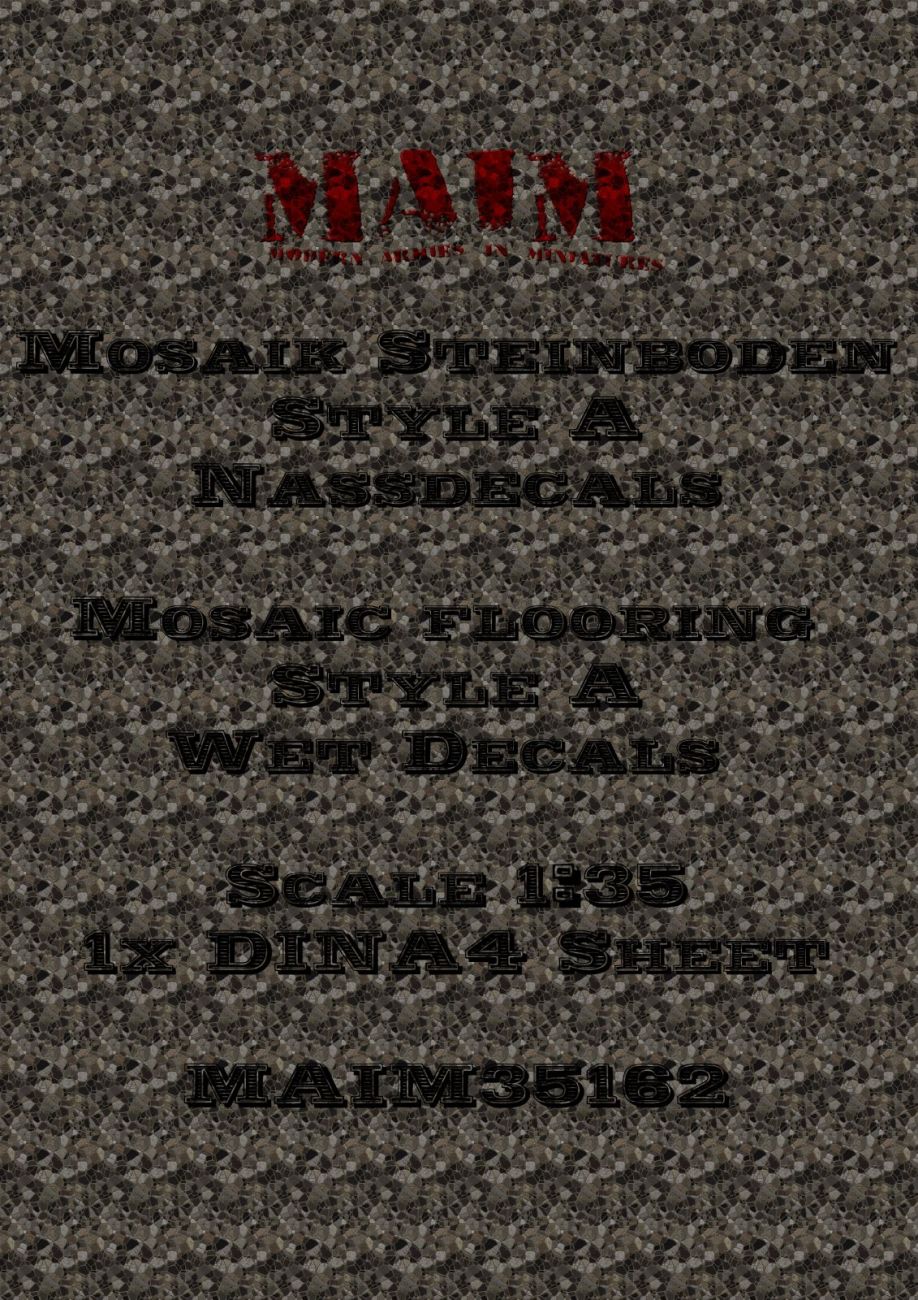1:35 Mosaik Steinboden - Decals