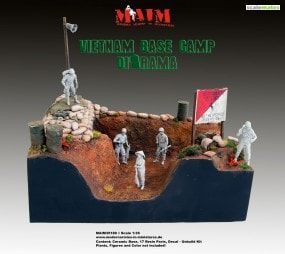 1:35 Vietnam Base Camp Diorama