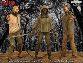 1:35 Zombie Hunter with Zombie Pets