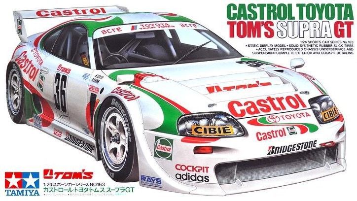 1:24 Toyota Supra GT Castrol Tom's