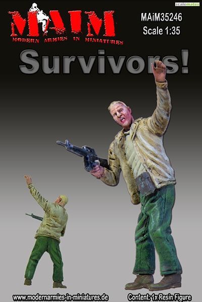 1:35 Survivors! w/M-16 Rifle - 