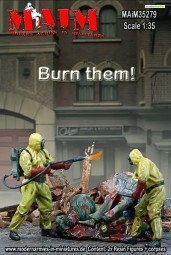 1:35 Burn them - Set with 3 Figures