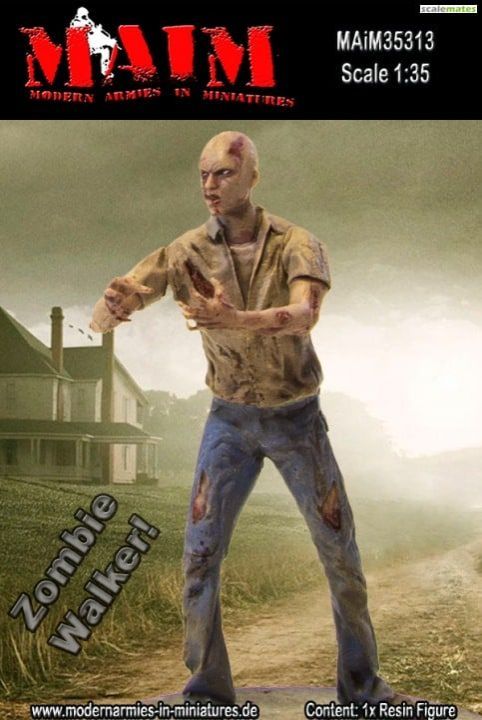1:35 Zombie - Walker #4 (Male)