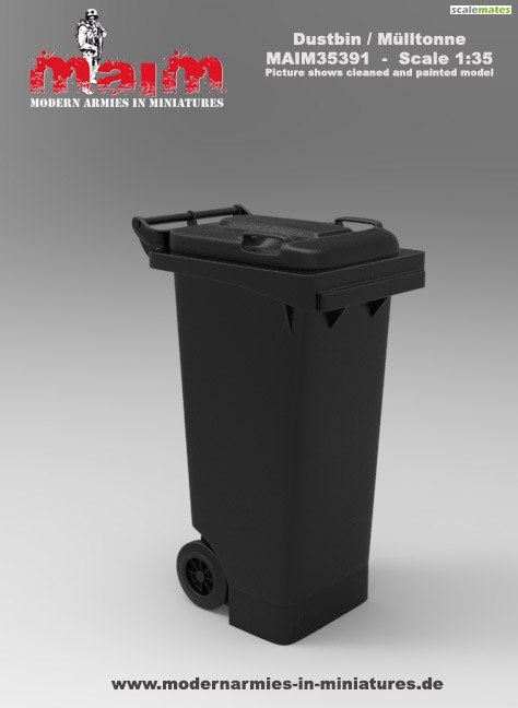1:35 Dustbin - Mülltonne