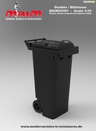 1:35 Dustbin - Mülltonne