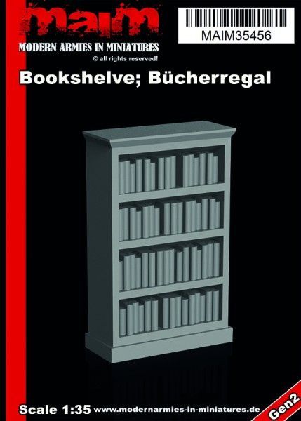 1:35 Bookshelve; Bücherregal #4