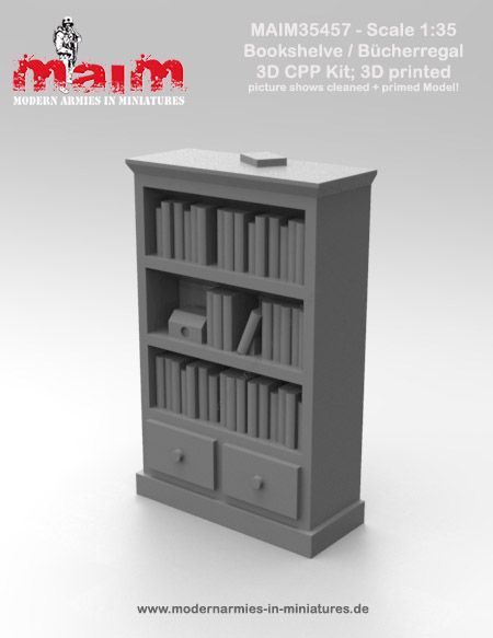 1:35 Bookshelve; Bücherregal #5