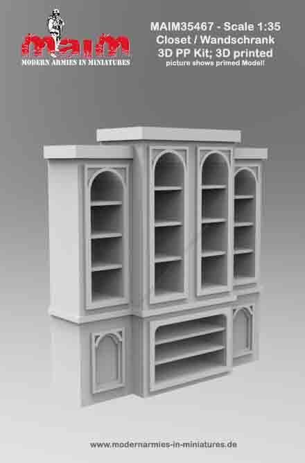 1:35 Wandschrank / closet
