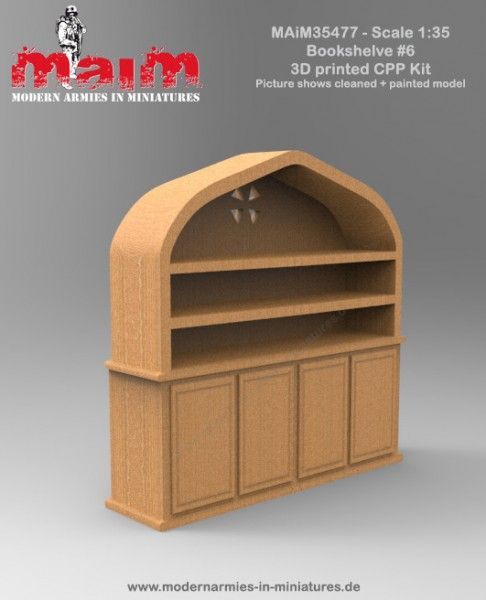 1:35 Bookshelve; Bücherregal #6