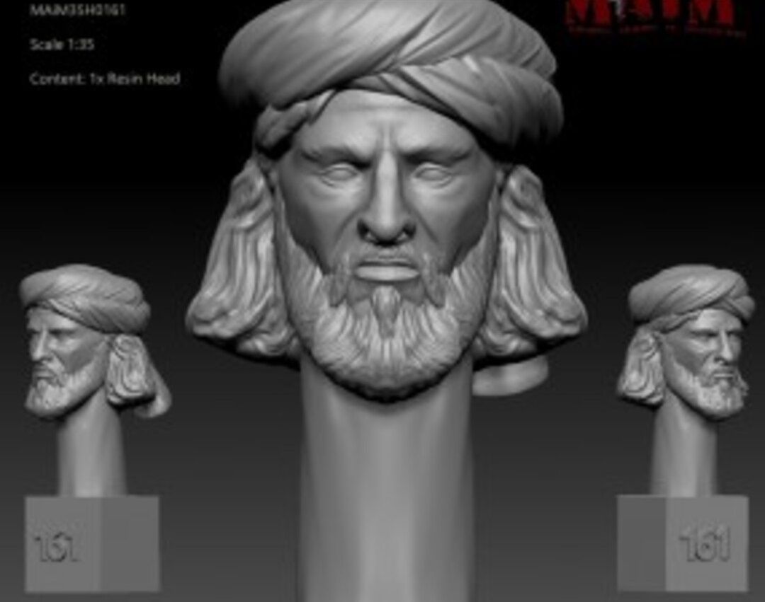 1:35 Iraqi/Afghan Character Head No. A #0161