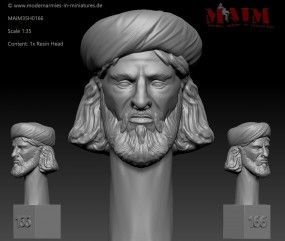 1:35 Iraqi/Afghan Character Head No. F #0166