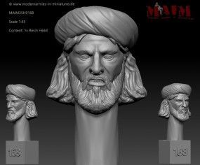 1:35 Iraqi/Afghan Character Head No. H #0168