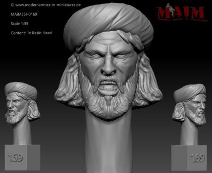 1:35 Iraqi/Taliban/Afghan Character Head No. I #0169