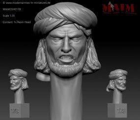 1:35 Iraqi/Afghan Character Head No. R #0178