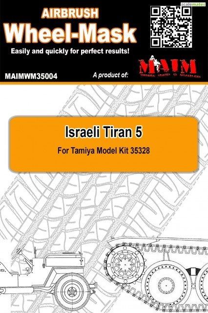 1:35 Israeli Tiran 5 - Wheel Mask Tamiya 35328