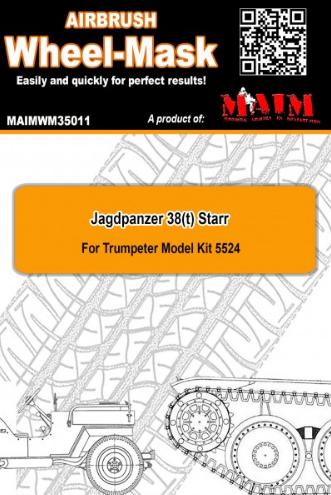 1:35 Jagdpanzer 38(t) Starr - Wheel Mask (Trumpeter 5524)