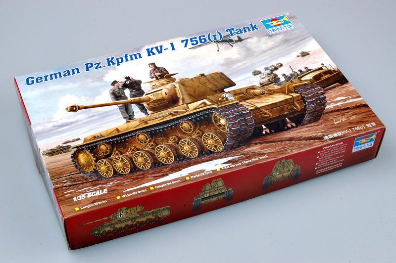 1:35 German Pz.Kpfw KV-1 756(r) Tank