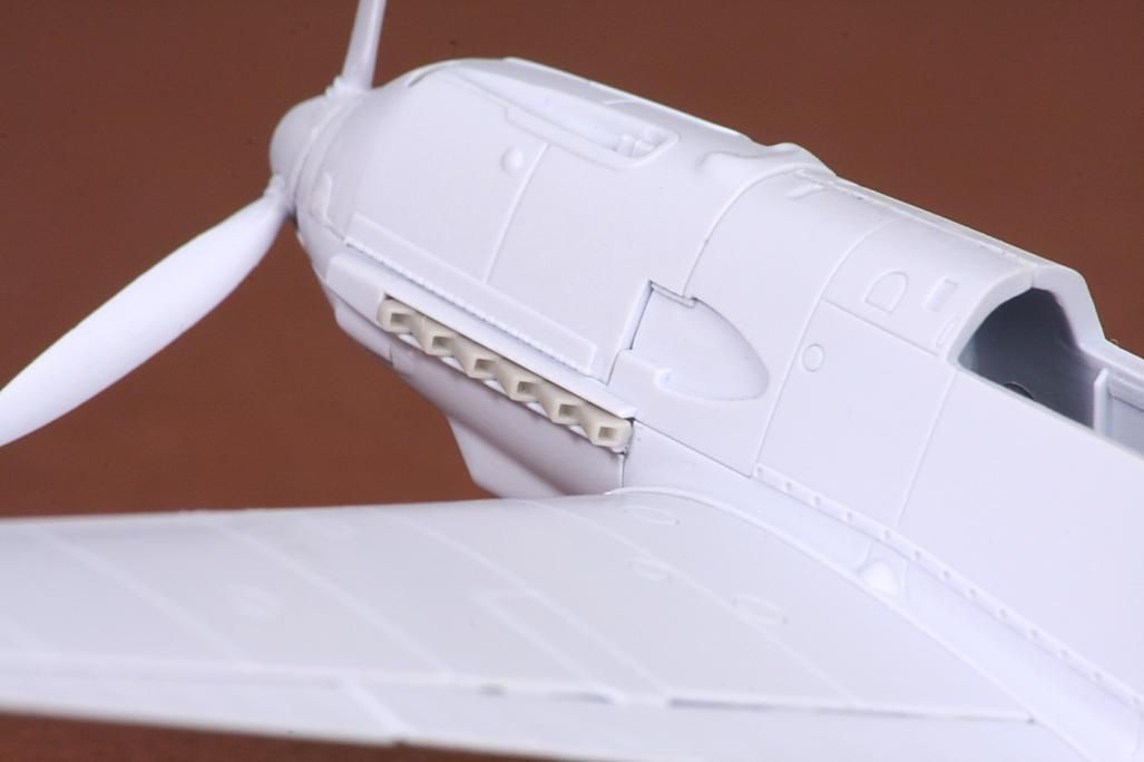 1:72 Messerschmitt Bf-109E exhaust for Airfix kit