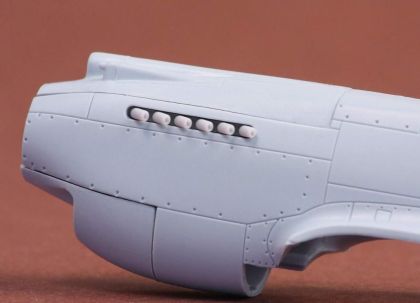1:72 Curtiss P-40B exhaust for Airfix kit