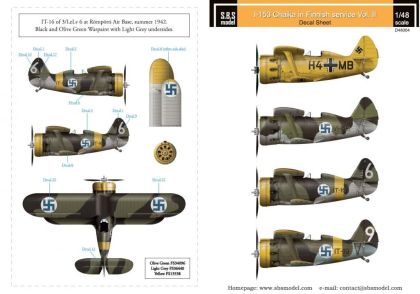 1:48 Polikarpov I-153 Chaika Finnish Air Force WWII Vol II.
