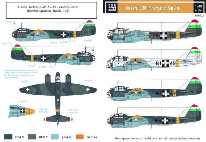 1:48 Junkers Ju-88 in Hungarian Service WW II.