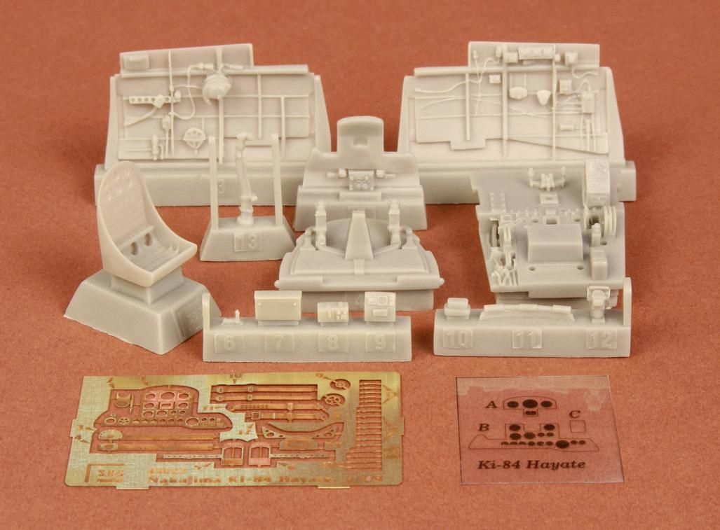 1:48 Ki-84 Hayate (Frank) cockpit set