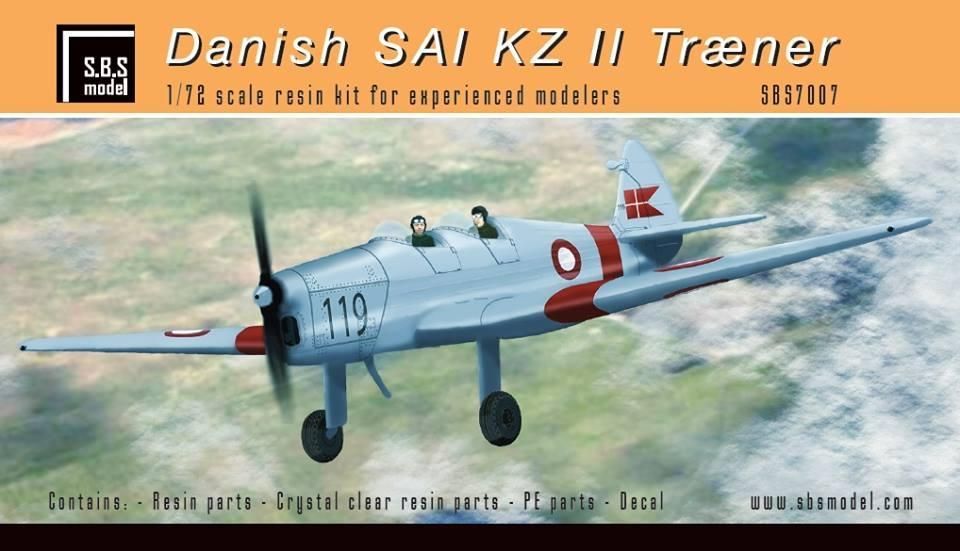 1:72 Danish SAI KZ-II Traener