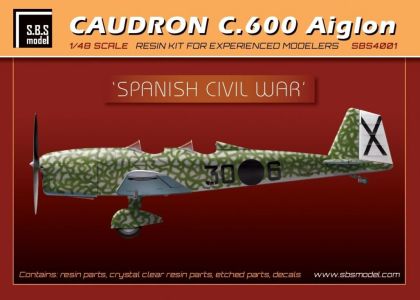 1:48 Caudron C.600 Aiglon 'Spanish Civil War' full kit