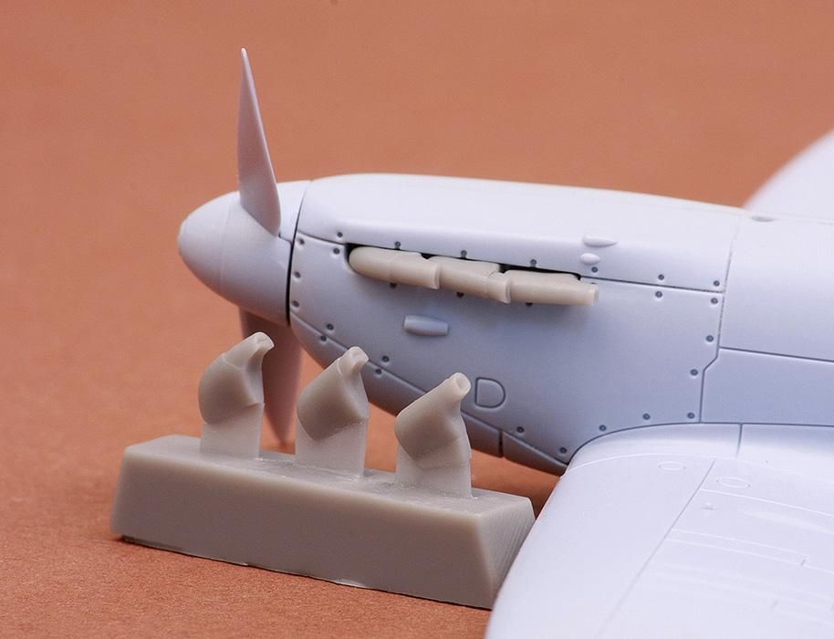 1:72 Spitfire Mk. I/II exhaust (round)