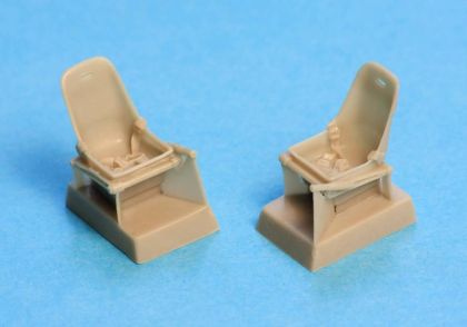 1:48 Bf-109 Seat with harness (x2)