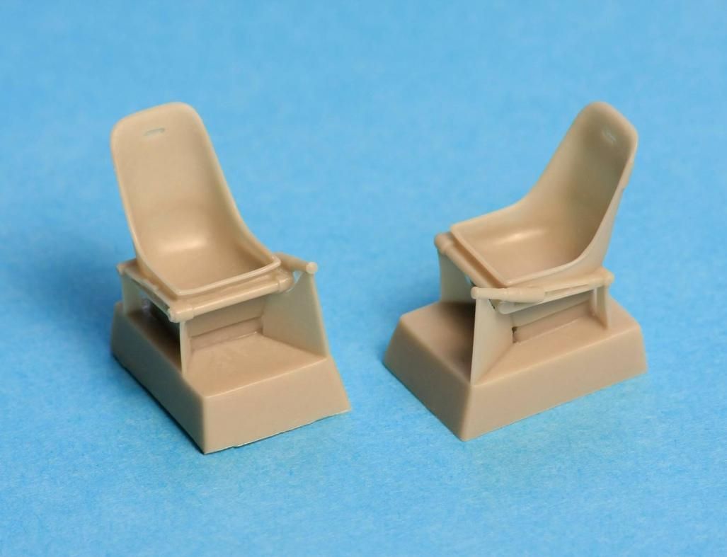 1:48 Bf-109 seat without harness (x2)