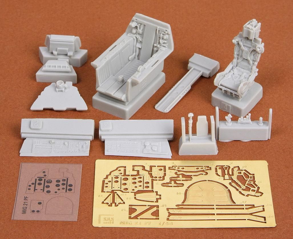 1:48 Mig-21 PF cockpit set