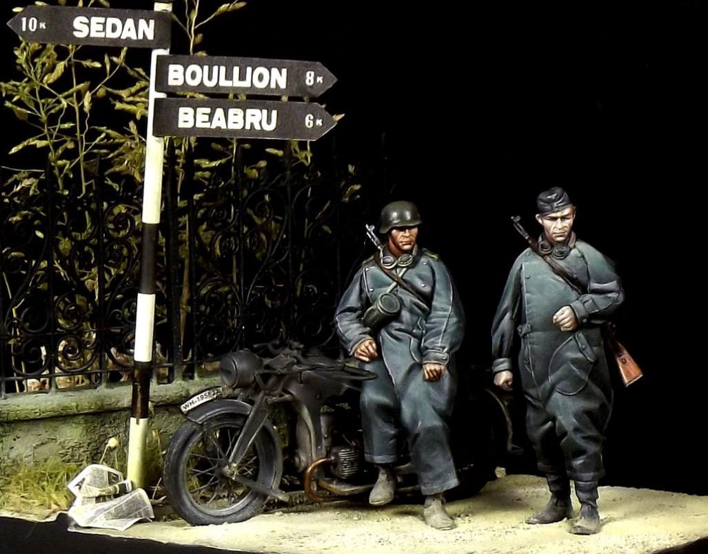1:35 German Motorcyclists
