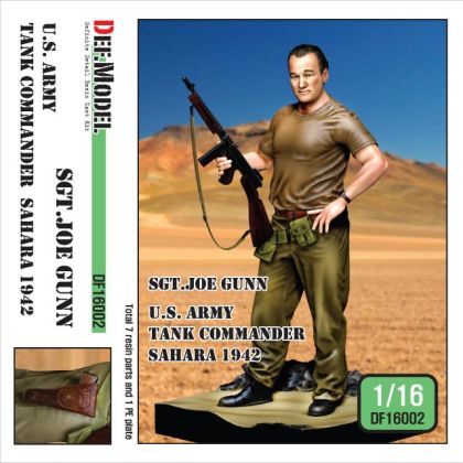 1:16 U.S. Army Tank commander in Sahara 1942