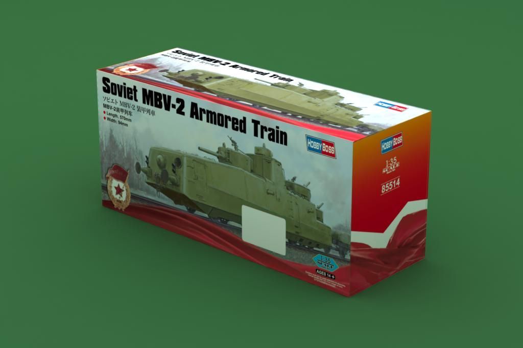 1:35 Soviet MBV-2 Armored Train
