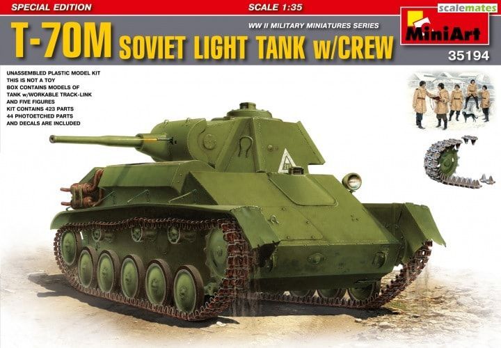 1:35 T-70M Soviet Light Tank w/Crew Special Edition
