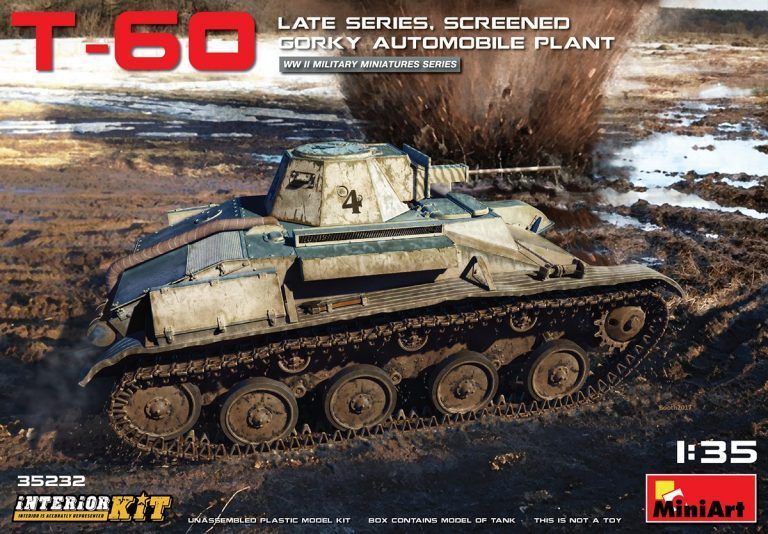 1:35 T-60 LATE SERIES, Screened (Gorky Automobile Plant)
