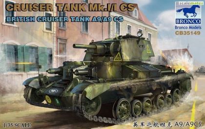 1:35 British Cruiser Tank A9/A9 CS Cruiser Tank Mark I/I CS