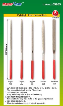 Assorted Diamond Files Set (Grit Size:150#)-?3*140m