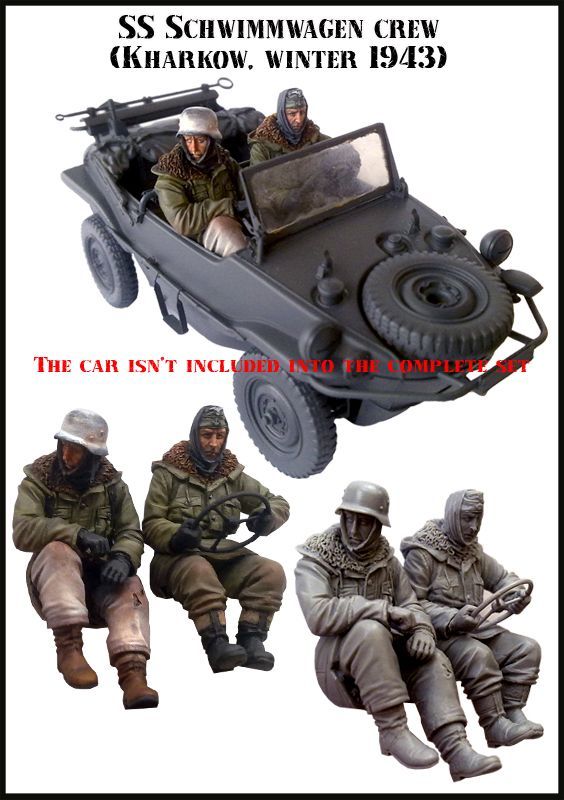 1:35 Schwimmwagen Crew - Kharkov Winter 1943