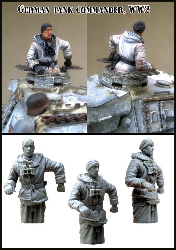1:35 German Tank Commander WW2