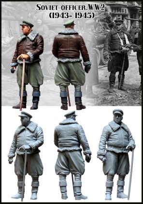 1:35 Soviet officer . WW2 ( 1943 - 1945 )